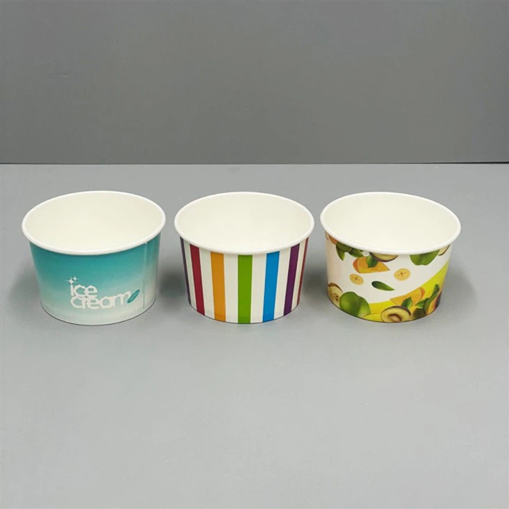 custom paper ice cream cups