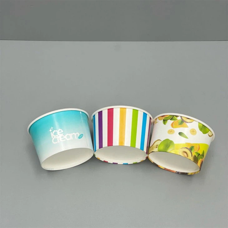 custom logo ice cream cups